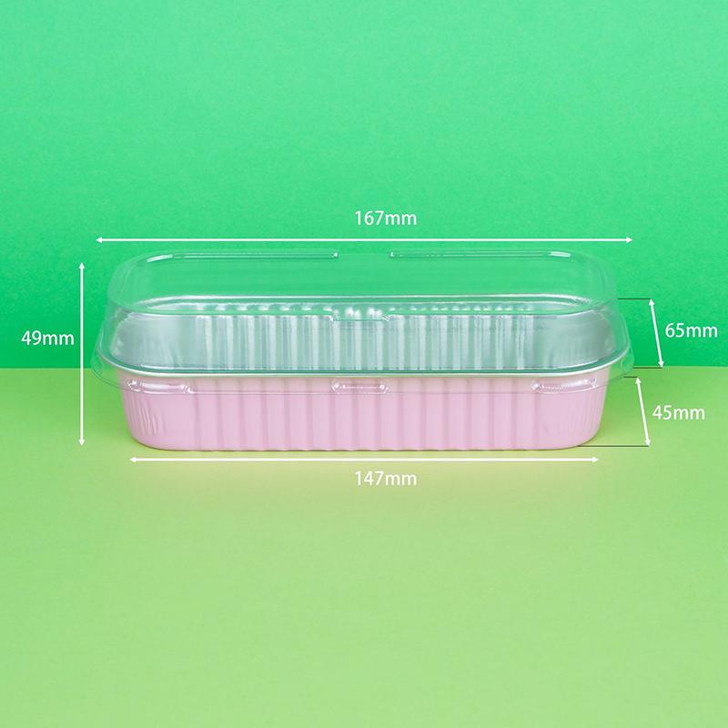 Tin Paper Box Thickened Aluminum Foil Box Packaging Takeaway Box Air Fryer Special Disposable Cheese Baked Durian Box