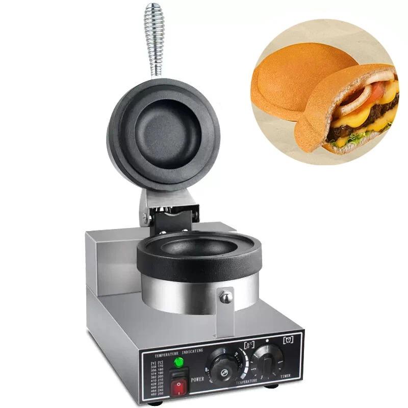 220V Hamburger Machine Burger Press Sandwich Maker 1200W Powerful Panini Press Waffle Maker