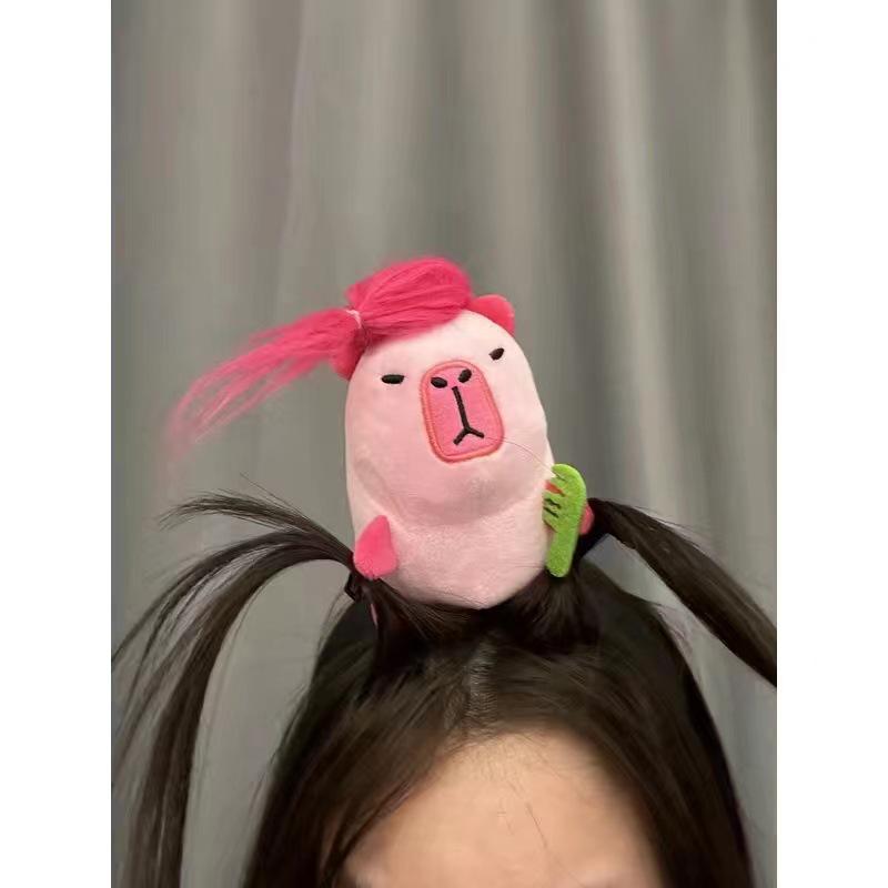 Cartoon Plüsch Ratatouille Stirnband: Süßes japanisches & koreanisches Haaraccessoire zum Gesichtswaschen