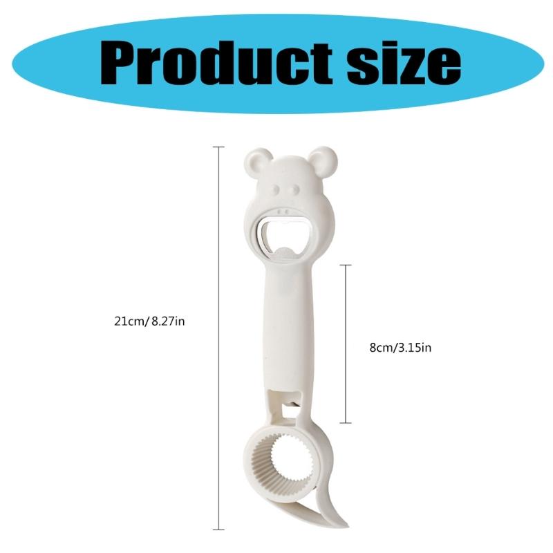 Convenient Beer Bottle Opener Plastic Texture Beer Caps Opener Camping Tool Suitable for Various Type of Cold Beverages