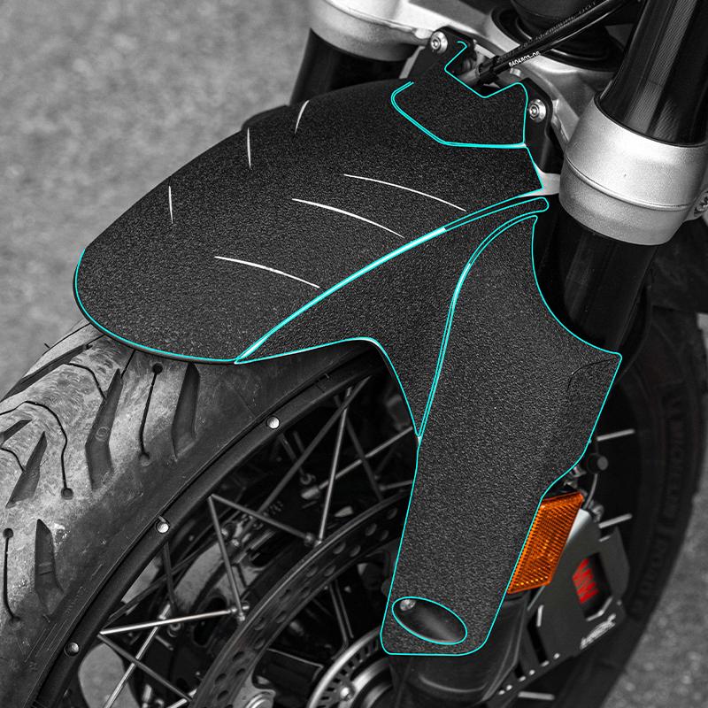 For 2025 BMW R 1300 GS ADV Thick Armor Film Tank Pad Full Body Decal Set - Anti-Scratch Shockproof Custom Styling High-Adhesion
