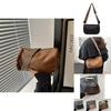 Trendy Pillow Bag For Women In Black Khaki And Brown Stylish Soft Pu Material