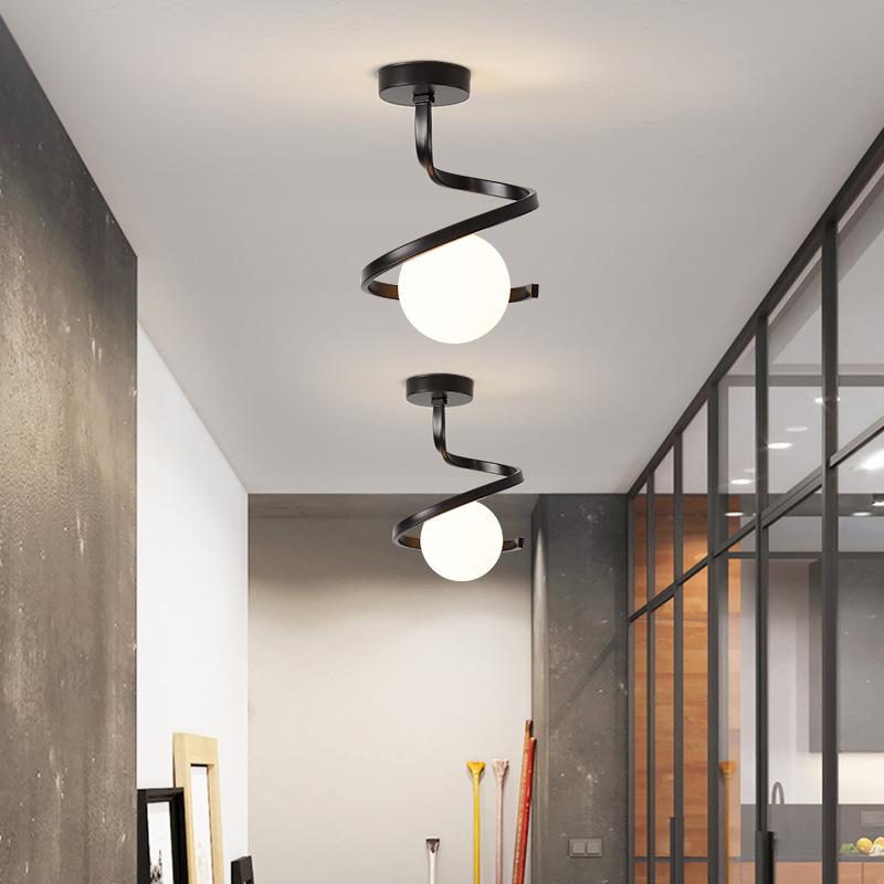 Minimal Modern Creative Balcony Ceiling Lights In Hallways, Hallways, Hallways, Hallways, Cloakrooms, And Lighting Fixtures