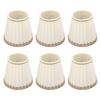 6PCS Candle Lamp Lampshade Clip On Fabrics Lampshades Set for Table Lamp Wall Lamp