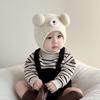 Cartoon Design Baby Bear Hat Anti-Cold Infant Toddler Beanie Warm Winter Cap Fall Winter Season
