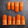 Multi-purpose Non-slip Finger Cover Natural Rubber Orange Finger Cots  Finger Craft