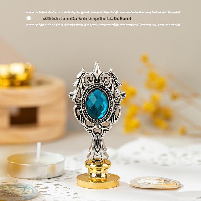 Retro Magic Academy Sealing Wax Stamp with Roman Column Handle