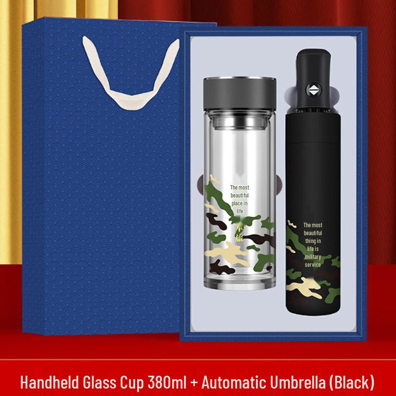 Retirement Commemorative Business Gift Set Blue Gift Box