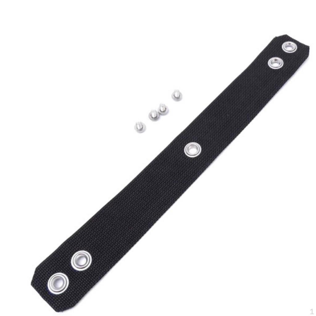 Diving Weight Belt Strap Woven with Eyelets Pointed End for Divers, Underwater Training