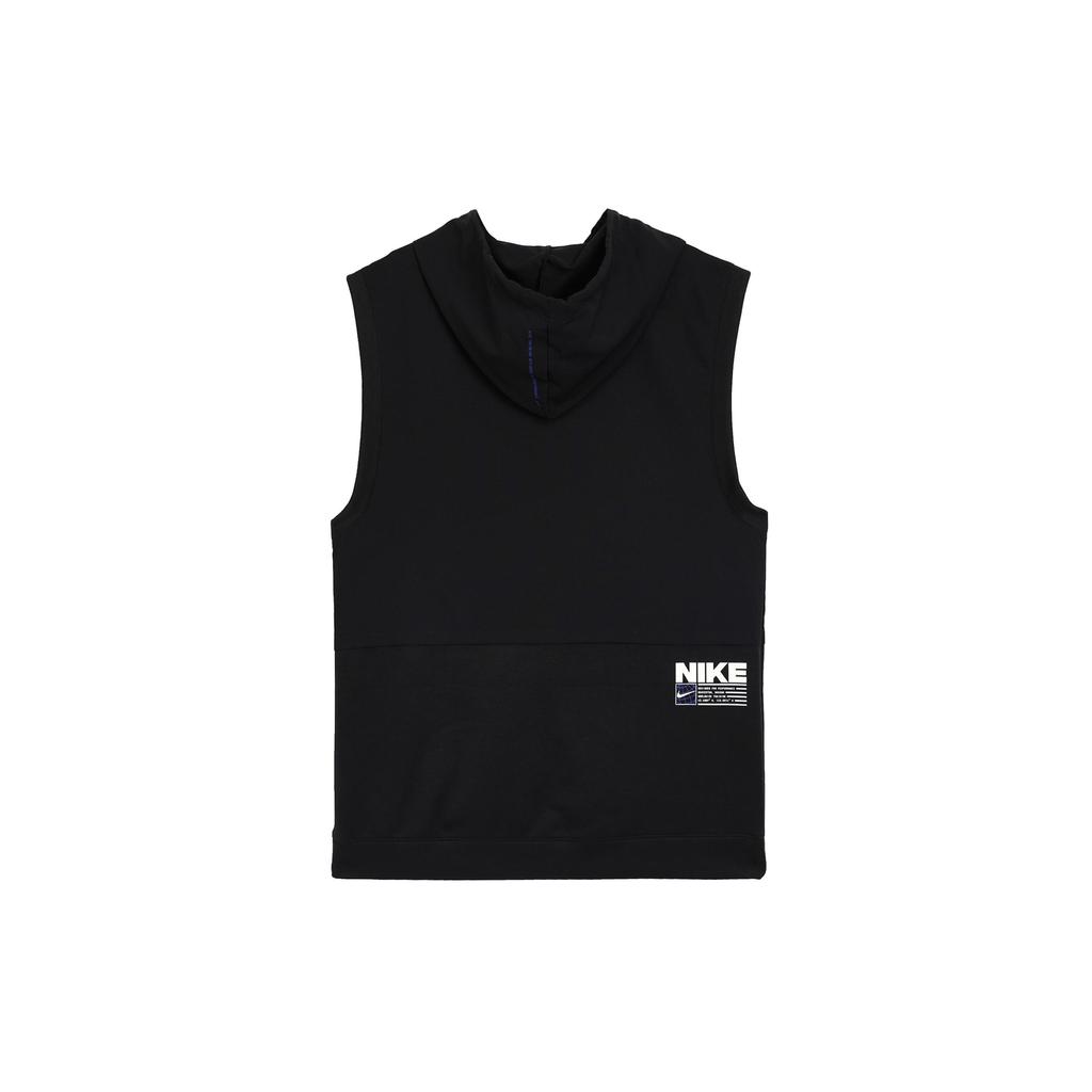 Nike Sleeveless Sports Pullover Hoodie Vest Black CZ2562-010