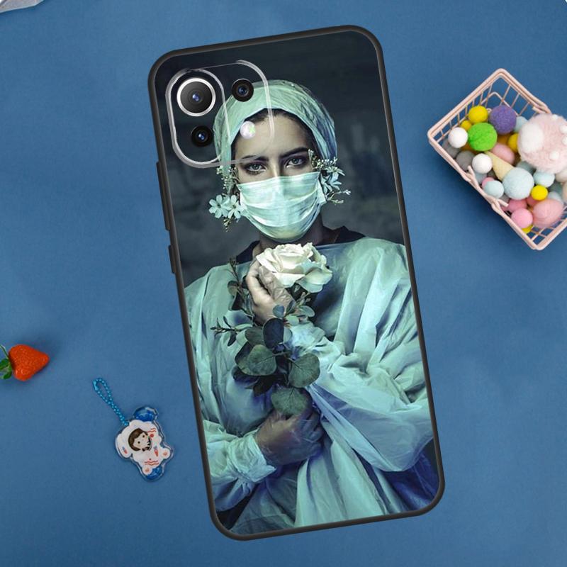 Cartoon Medicine Doctor Nurse Case For Xiaomi 11T 12T 13T 14T Pro 13 14 15 Ultra POCO X7 Pro X3 X5 X6 M6 F5 F6 Pro Cover