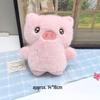 Cartoon Animal Plush Keychain - Rabbit, Bear, Piglet Dolls with Squeaker