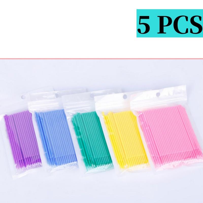 YS00136--100pcs Durable Disposable Micro Brush Eyelash Extension Eye Lash Glue Applicators Cleaning Swab Sticks Makeup Tools