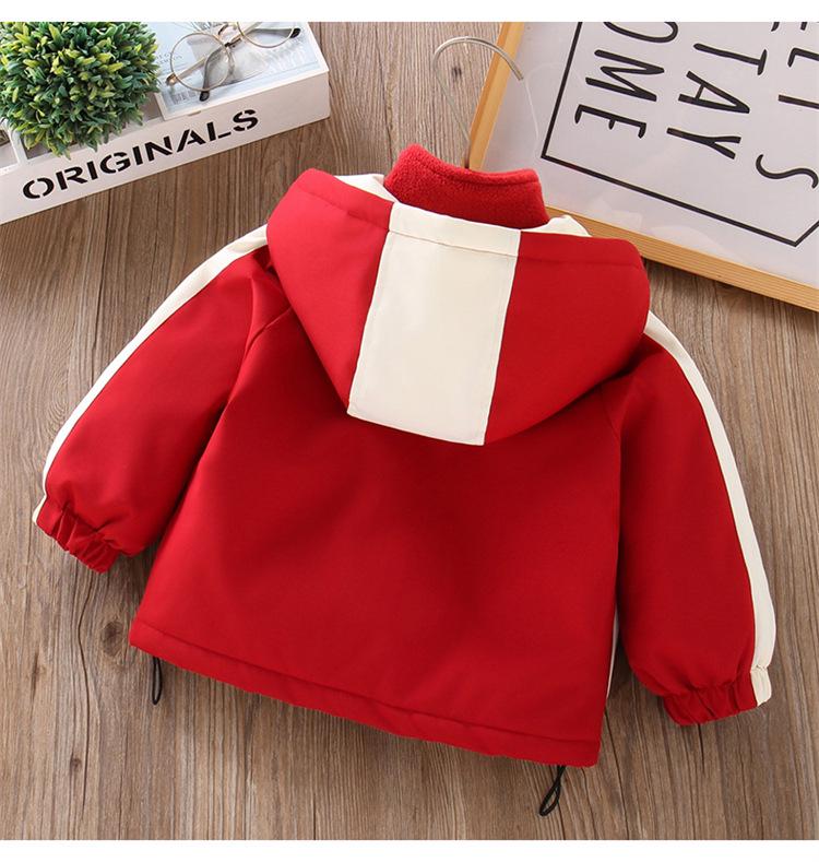 Colorblock Dreiteiliges Jungen-Kapuzen-Skijacken-Set für Kleinkinder und kleine Kinder - Gefüttert und vielseitig für Herbst und Winter