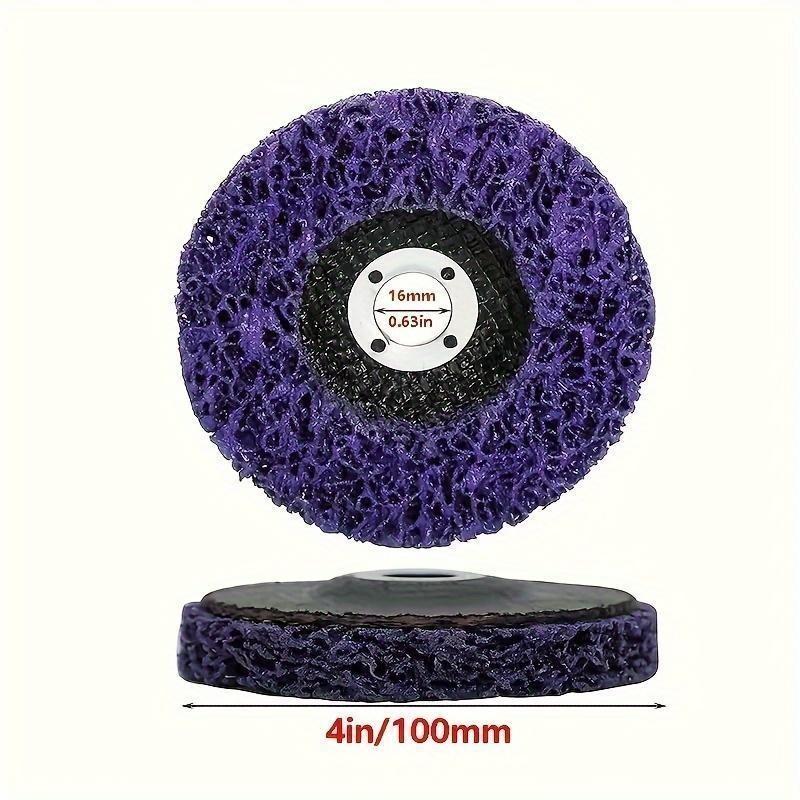 1/2Pcs Coarse Abrasive Poly Strip Discs Remover Wheels for Effortless Grinding & Polishing - Durable PVC/Diamond Construction