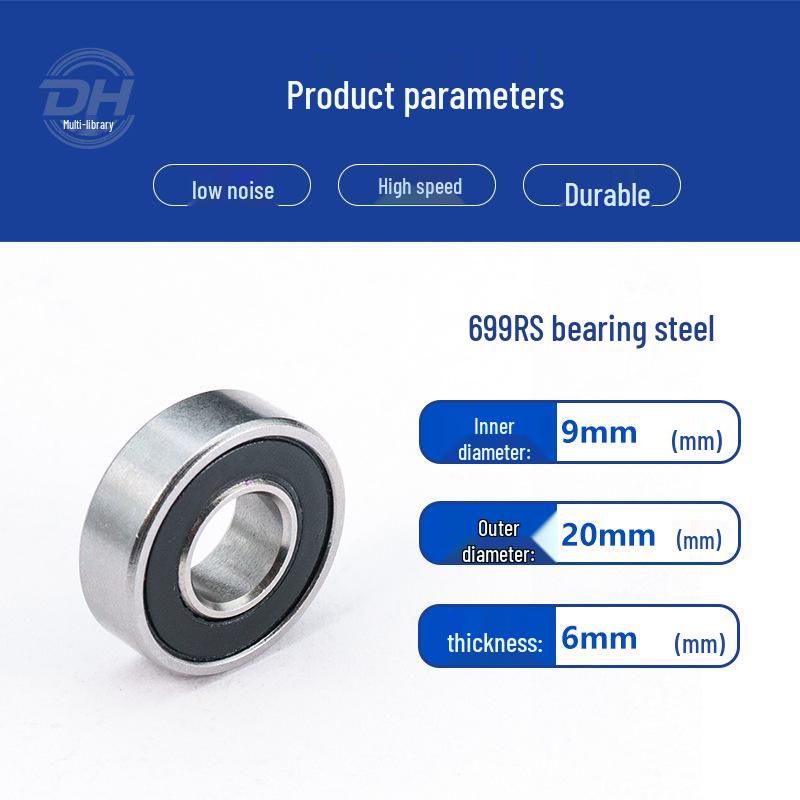 High Precision Stainless Steel Miniature Bearings - S69 Series