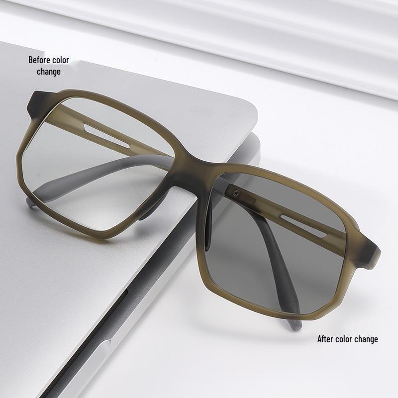 Ультралегкие Фотохромные Спортивные Очки для Миопии с Эластичной Рамкой Anti-Blue Light