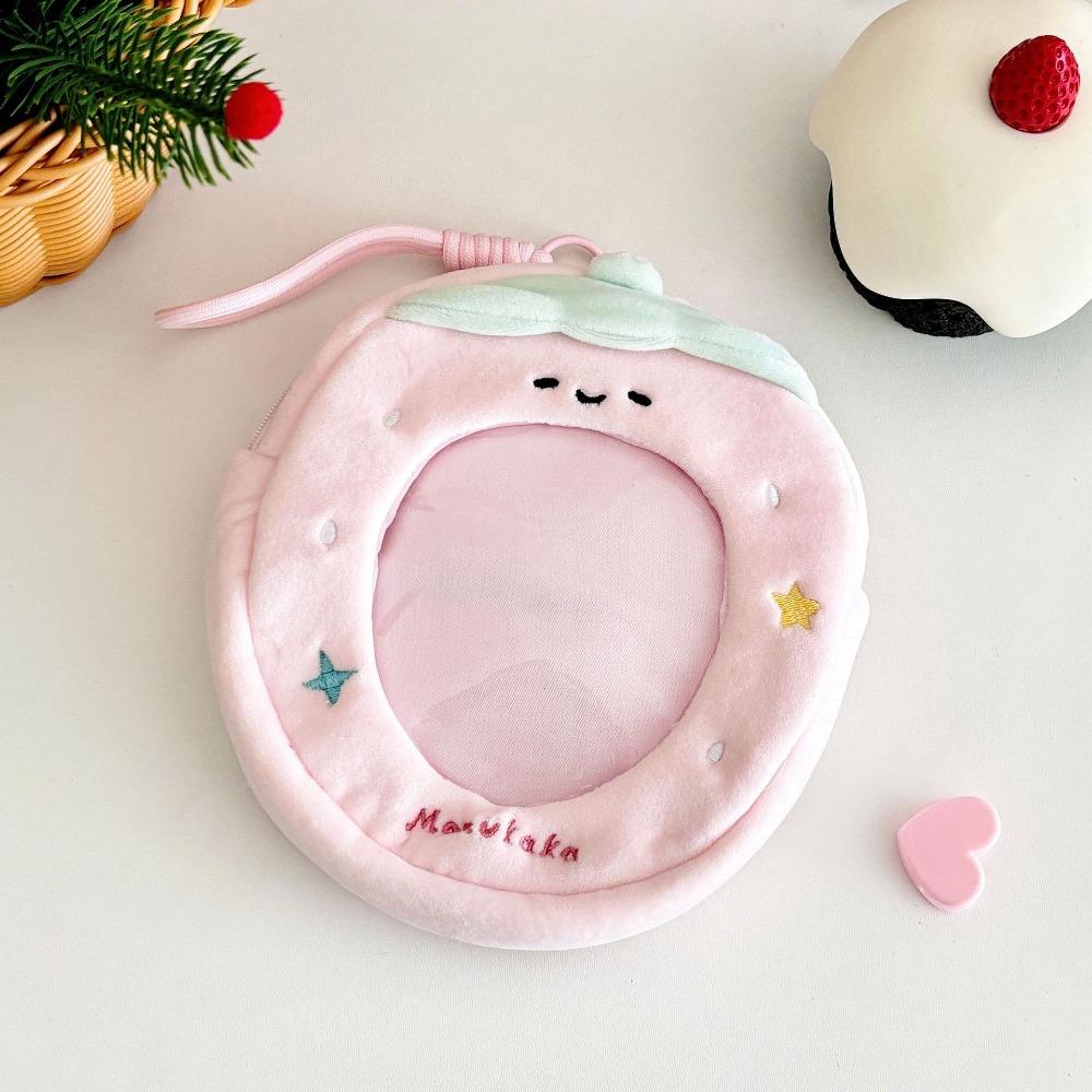 

Dustproof Doll Display Bag Transparent Portable Data Cable Storage Bag Cartoon Backpack Pendant Doll Display Box