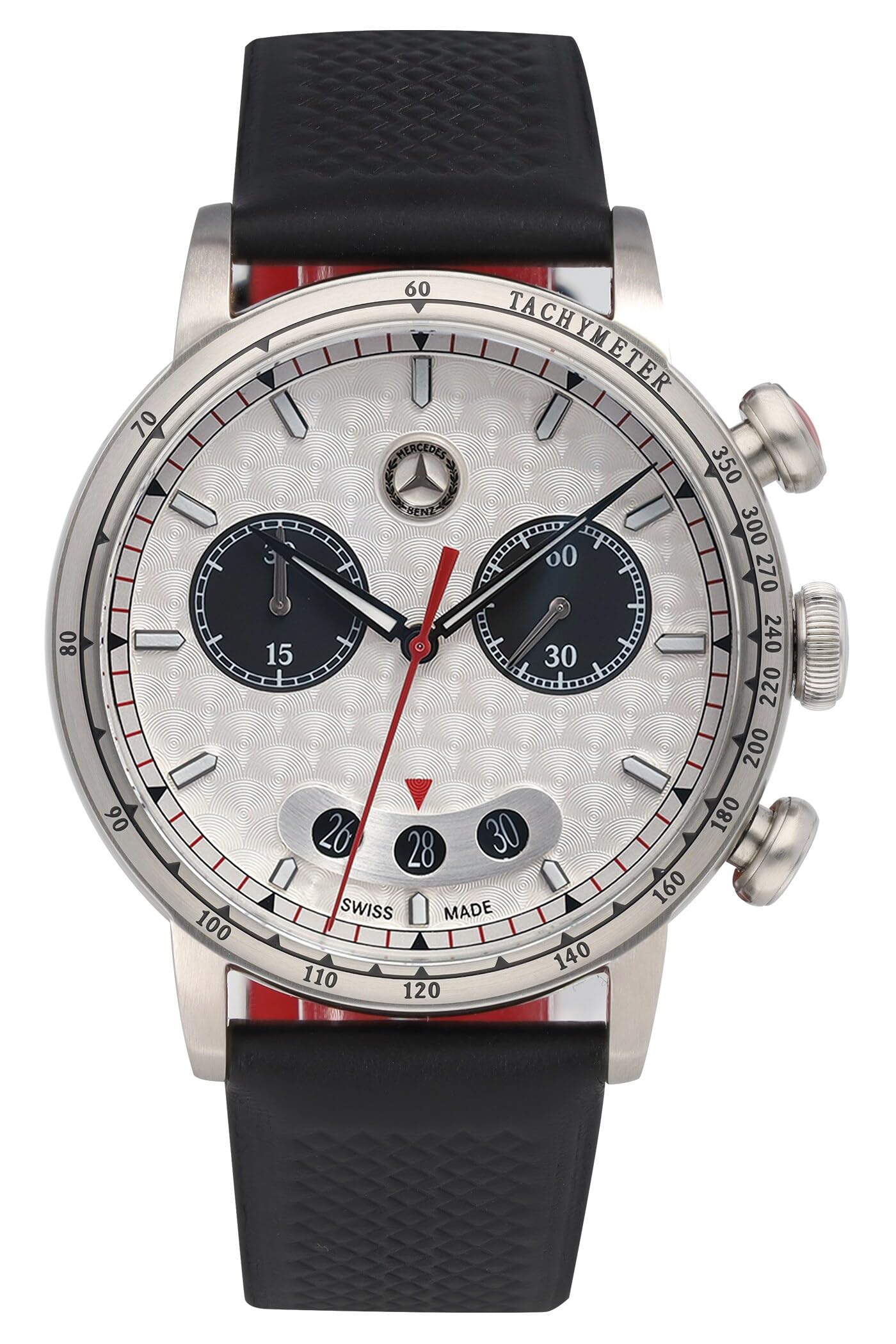 

[Колекція Mercedes-Benz] Оригінальний чоловічий годинник Хронограф Classic Silver Arrow