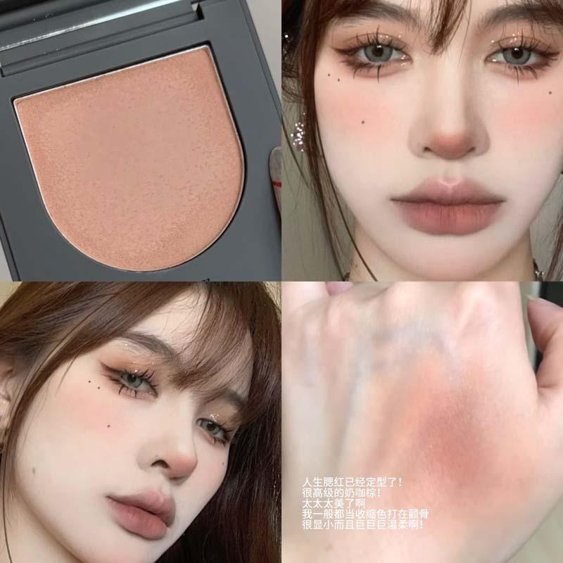 Natural Matte Long Lasting Mousse Cream Blush Brighten Complexion For Face Makeup