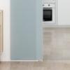 Sliding Frosted Glass Door With Aluminum Rail For Bathroom Kitchen Study Glass 205cm