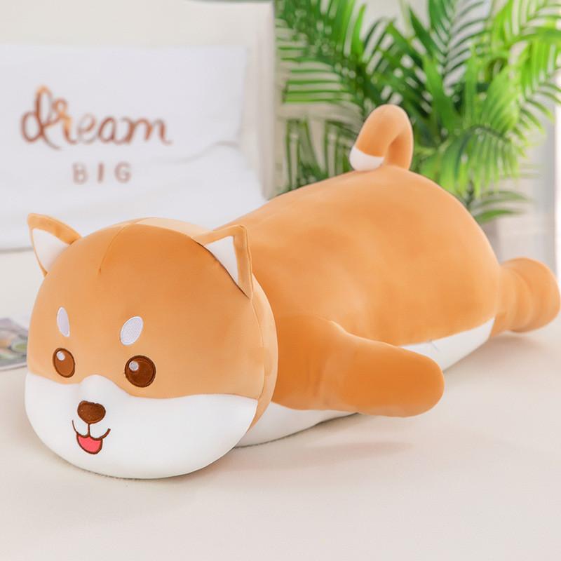 Japanese Akita Dog Plush Toy Stuffed Animal Doll Home Decoration Kids Gifts