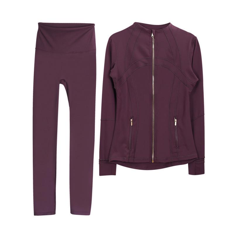 Lulu Women s Gold Stand Collar Slim Fit Sports Jacket – Elastic, Quick-Drying Fitness/Running Coat 8/XL
