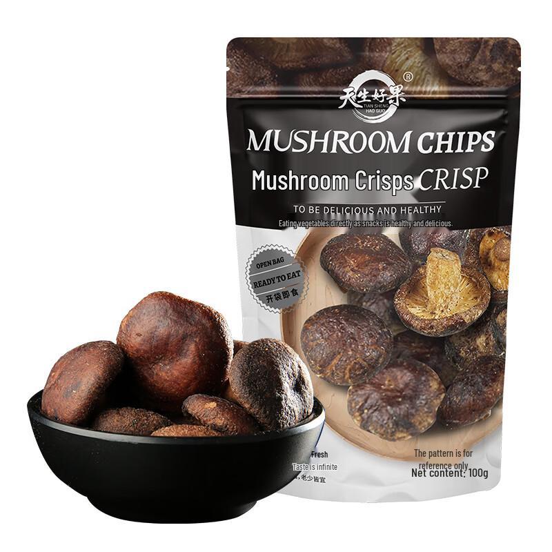 Natural Good Fruit Shiitake Mushroom Crisps