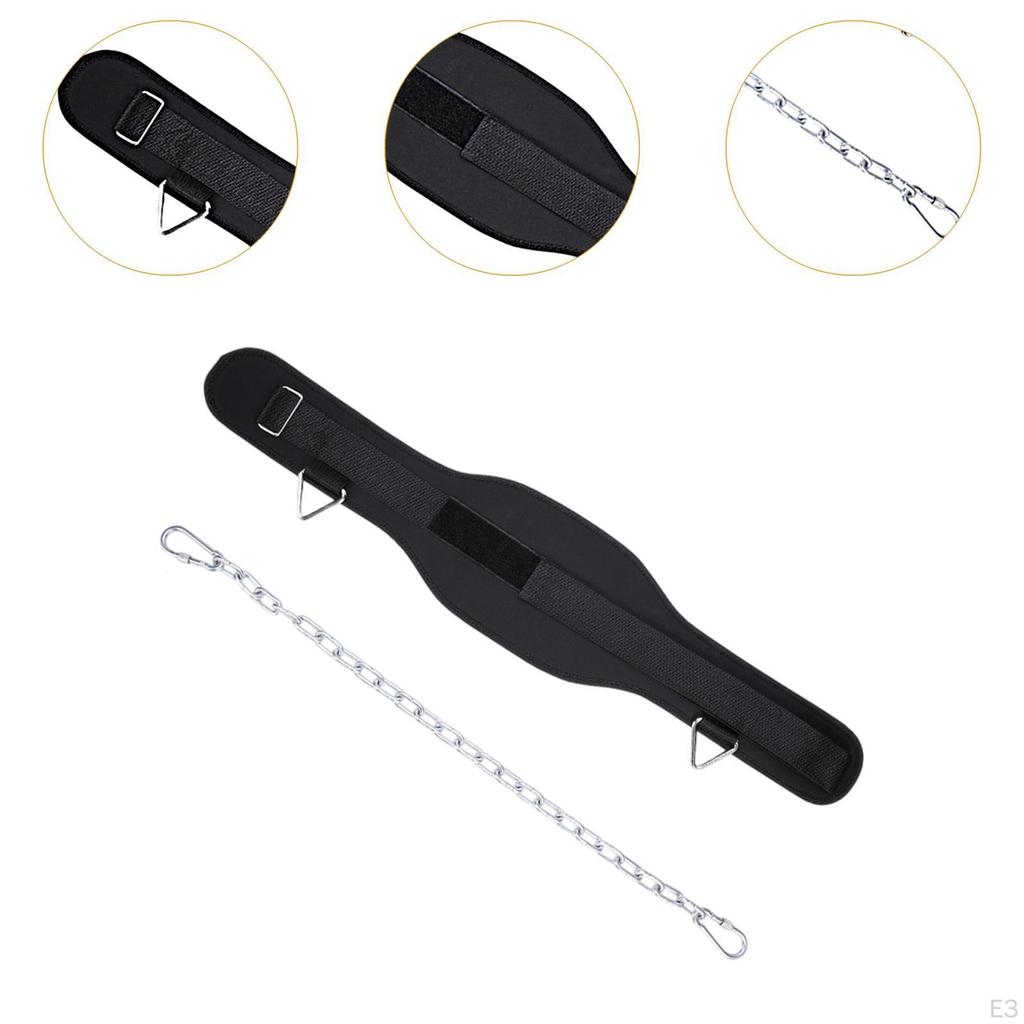 Dip Belt for Weight Lifting Dipping Breathable Weightlifting Back Support Strap,