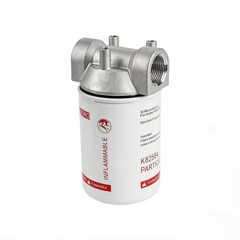 High Flow Fuel Water Separator Spin-On Filter K82584 R18189-30 25GPM 1 Inch NPT 30 Micron For Diesel Transfer Pump