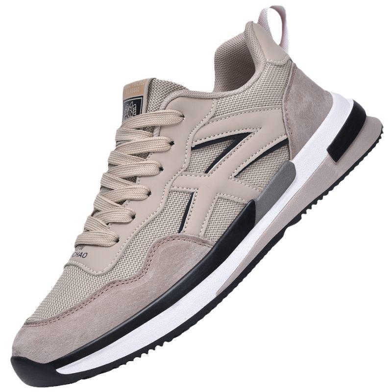 Men's shoes summer new fly-woven breathable sneakers Forrest Gump light running dad shoes