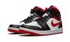 Air Jordan 1 Mid Rojo Gimnasio Negro Blanco