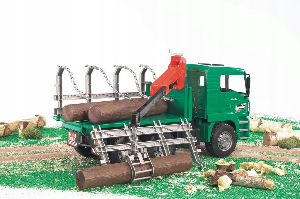 MAN Timber transporter BRUDER 02769 Profi series 1:16