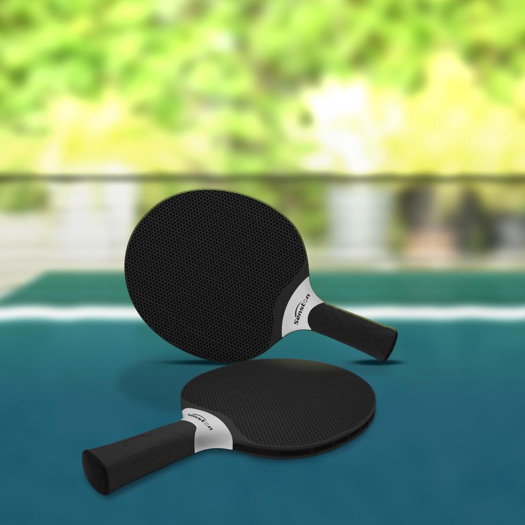 Senston Table Tennis Set Home Composite Rubber Perfect for - Rackets, Beginners!