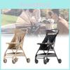 Stroller Ultra Kids Lightweight Foldable Convertible Seat One Button Rotation