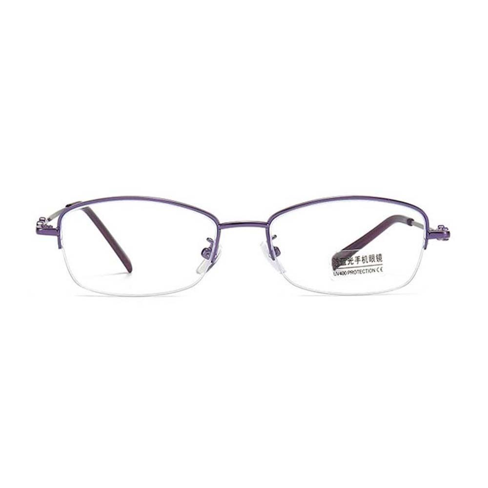 Titanium Zinc Zinc Alloy Elderly Reading Glasses Elastic Plain Eyewear Decorative Anti Blu-ray Eyewear  Women