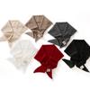 100% Pure Cashmere Triangular Scarf, Warm, Light Luxury and High-end Knitted Neck Protection Headscarf, Small Scarf Shawl