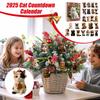 Cat Advent Calendar 24 Days Countdown 2D Acrylic Kitten Ornaments Christmas Tree Decor Holiday Home Car Charm Gift for Cat Lover
