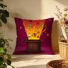 Stylish WWonkaer Cushion Cover Versatile DoubleSided Pillow Case Fit for Sofa Bed Car  Daily Decor