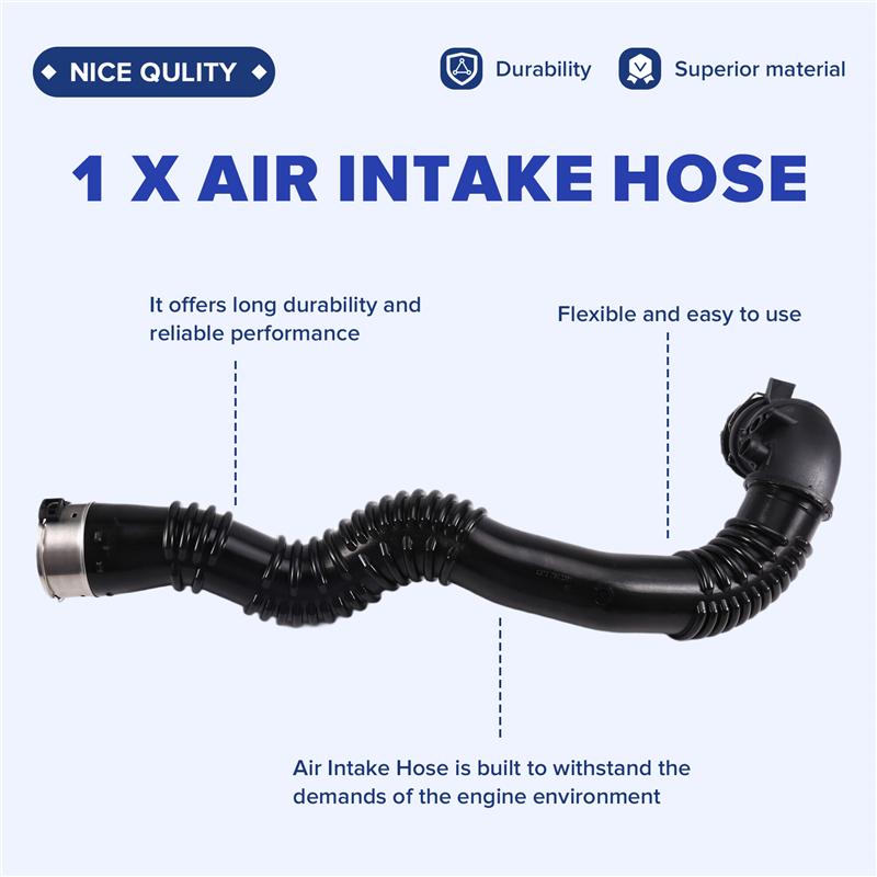 NEW-For BMW F07 GT F10 528Igt 520I 528I N20 Compatible 13717612091 Intercooler Turbo Pipe Hose Air Intake Hose