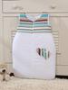 Cotton Sleeping Bag for Children 6-12 Mcy Tog 2.5 Year-Round Insulated Hearts Stripes Brown