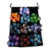 70Pcs Polyhedral Dices MultiSided Acrylic Dices Role Playing Table Game Dices 10 Color Game Dices Easy To Use