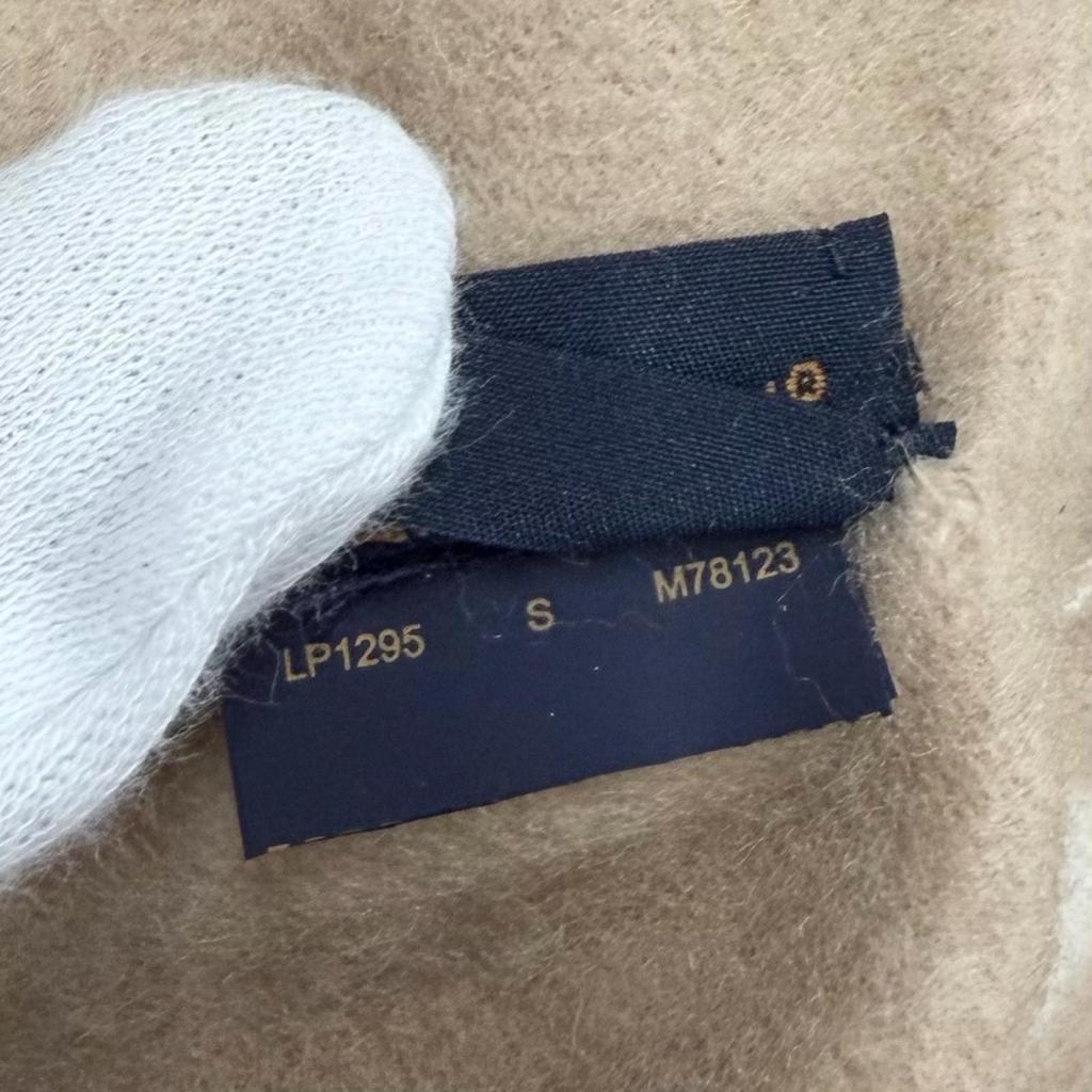 Great LOUIS VUITTON Scarf muffler reykjavik cashmere Women M78123 Used