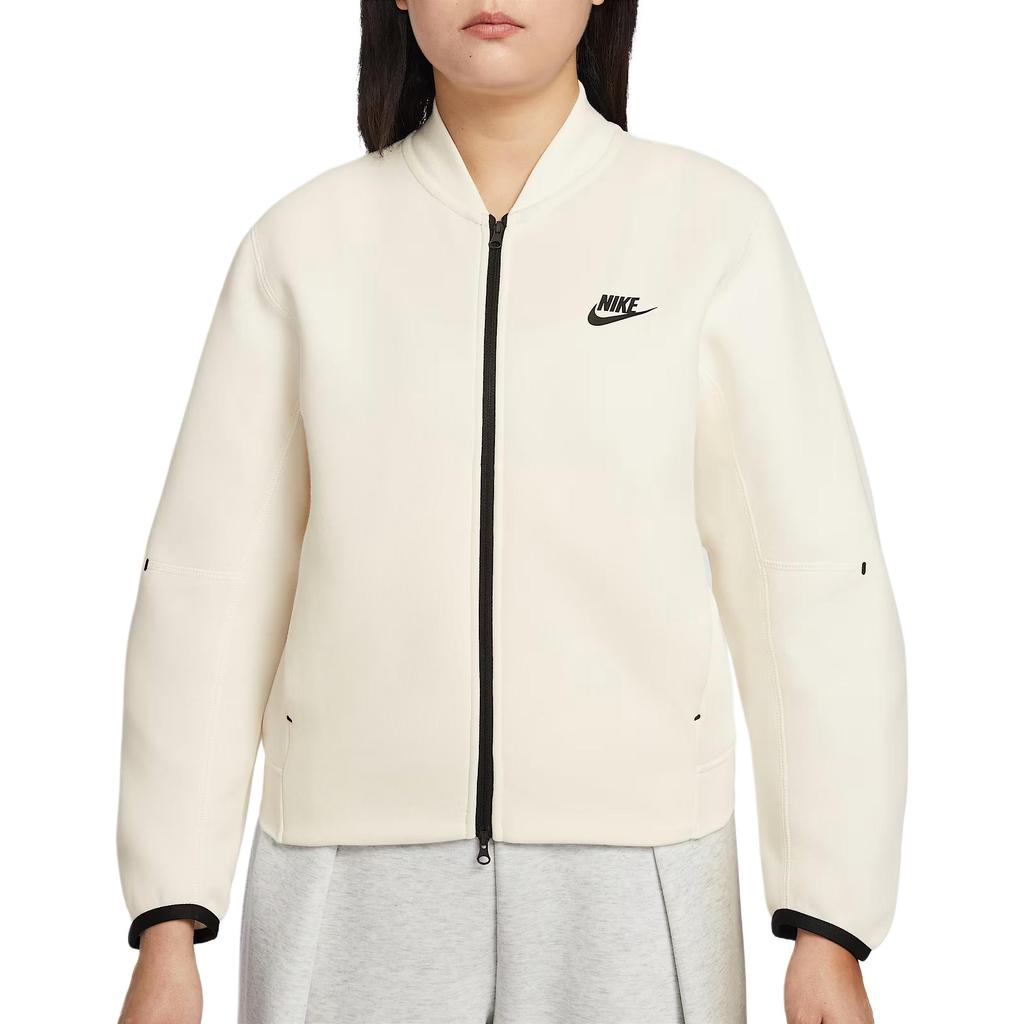 Nike Jackets Women's Ecru Stand Collar Moderate Other IQ0079-102