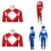 Rangers Costume For Kids And Adults Featuring Durable Jumpsuit And Character Mask**