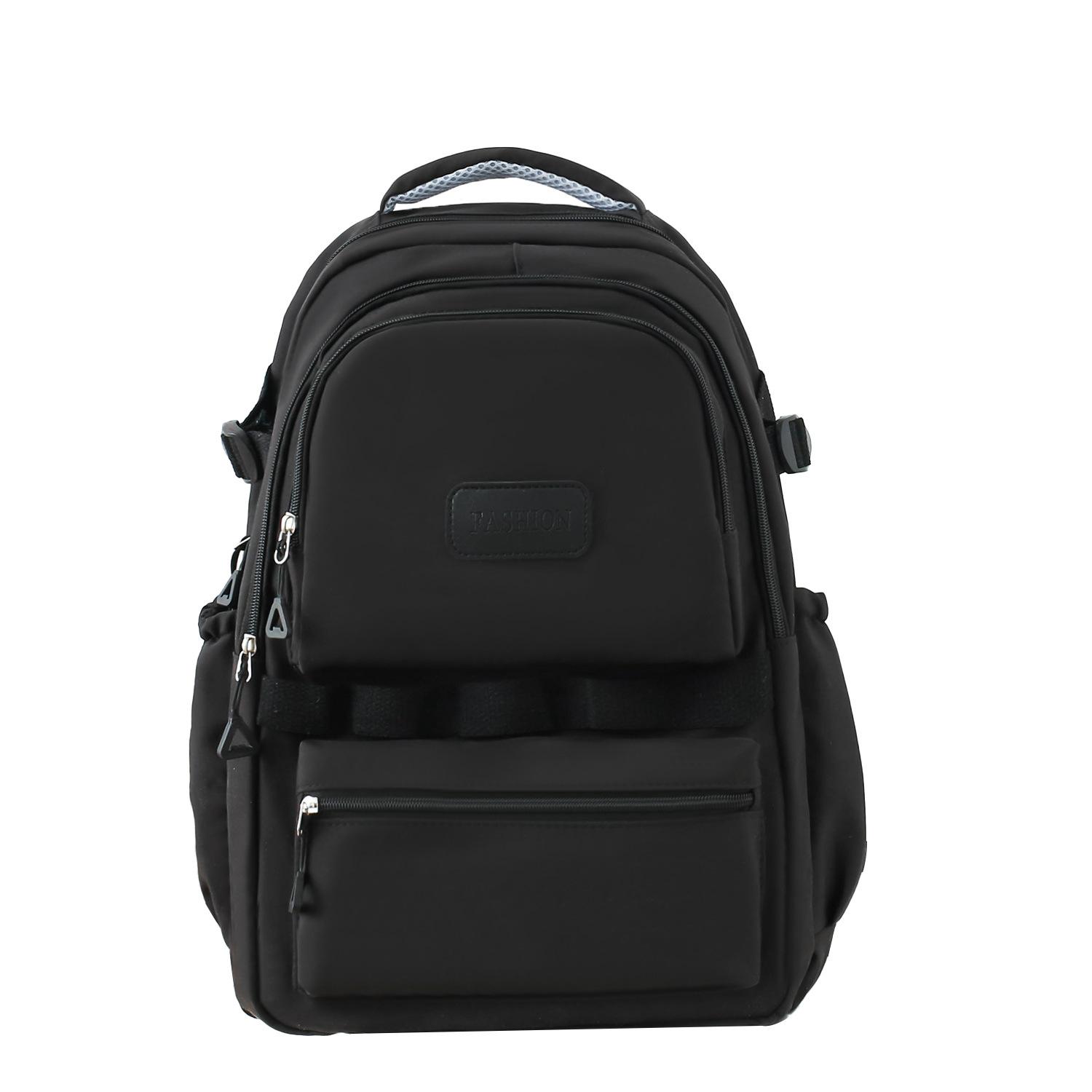 

Backpack With Oxford Large Capacity Laptop Compartment For Daily Commute Unisex чёрный
