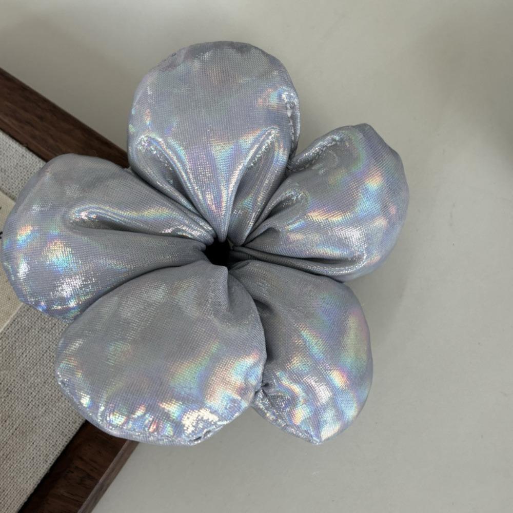 Sponge Large Satin Hair Scrunchies Flower Shape Exaggerated Hair Ring  Women