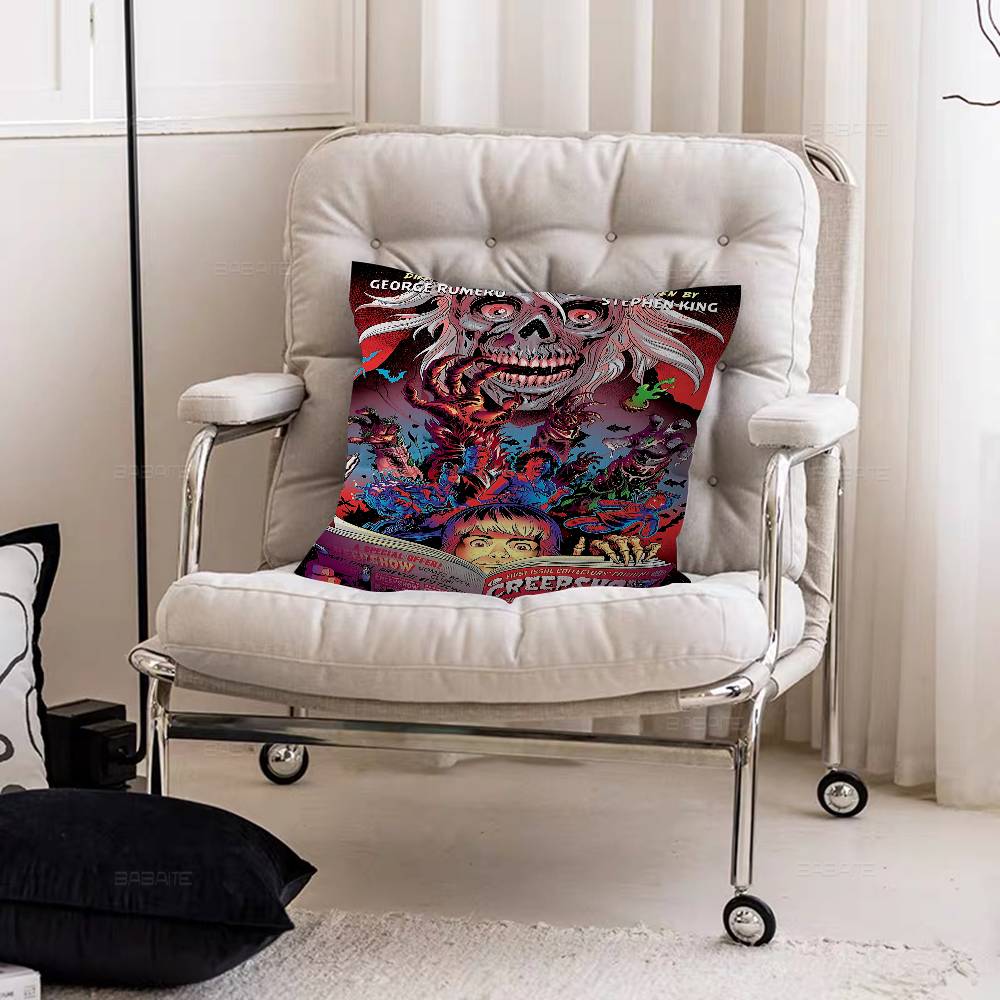 Amine C-Creepshow Personalized Pillow Dust Cover Bedroom Kids Party Decoration Pillowcase Birthday Children Gift