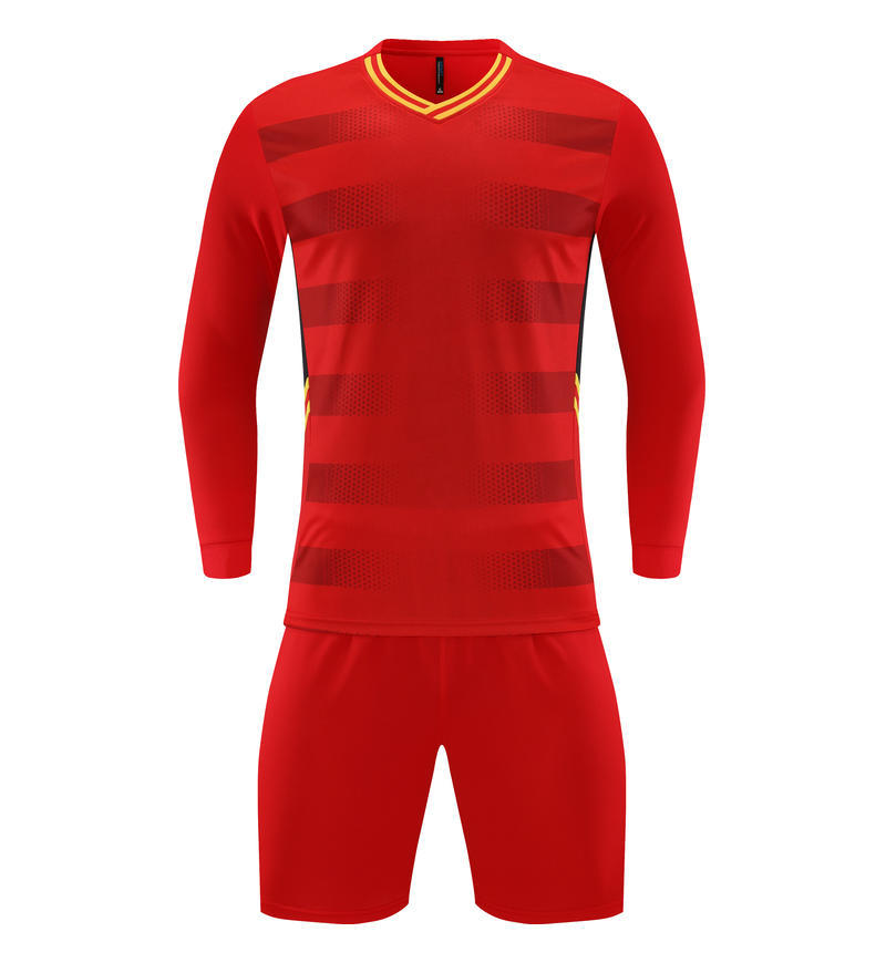 

Футбольная форма, Спортивные костюмы, Футбольные тренировочные матчи для мальчиков и детей, Летняя дышащая тренировочная форма, Удобная футбольная форма 3XS красный