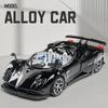1/32 Pagani Zonda HP Barchetta Supersportwagen Legierungsauto Modell Sound und Licht Rückzug Kinder Spielzeug Sammlerstücke Geburtstagsgeschenk